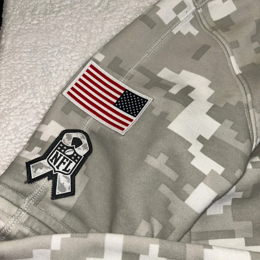 Nike Hoodie Pittsburgh Steelers Salute to Service Boys L 14/16 Digi Camo NFL B2S